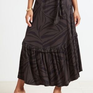 NWT Z SUPPLY animal print maxi skirt sz S NWT COTTAGECORE